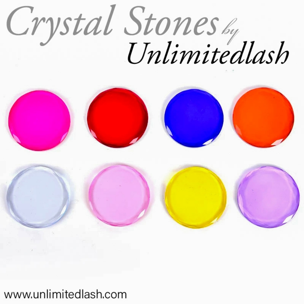 1 3/4" Crystal Adhesive Stones in Multiple Colors